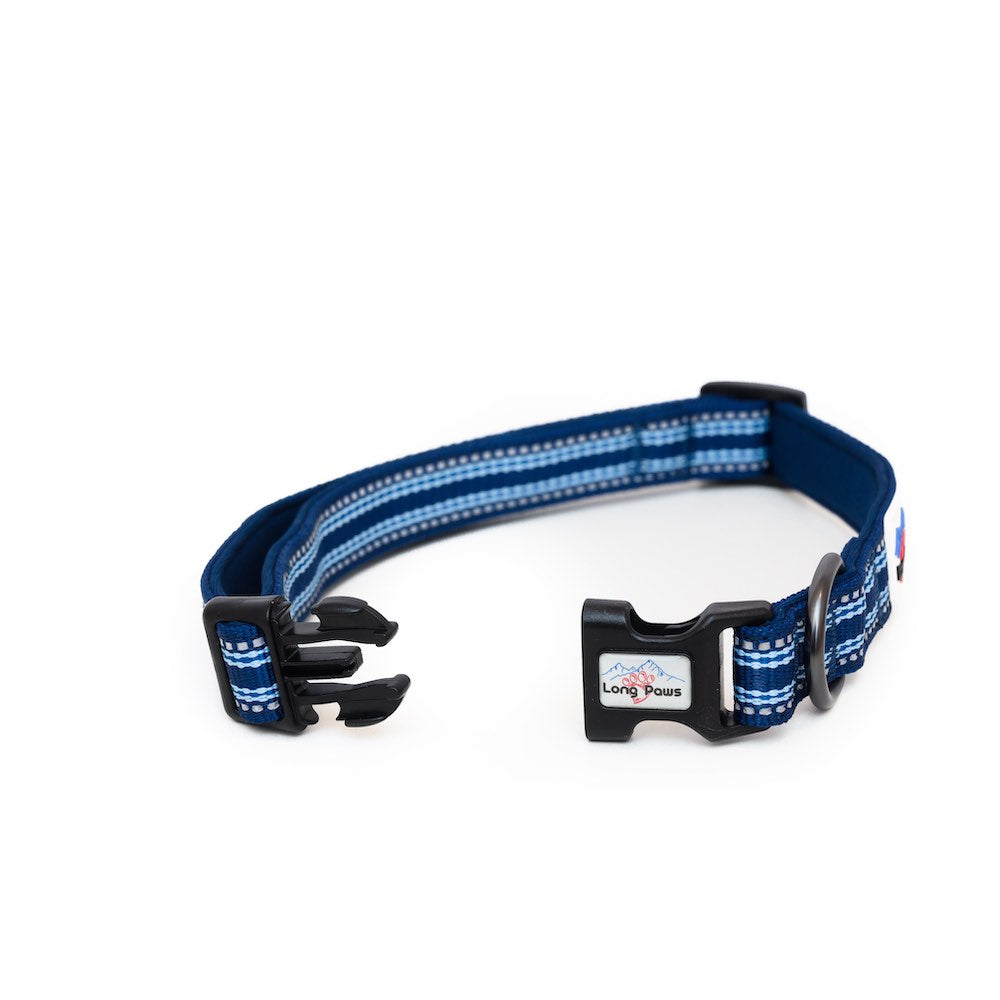 Comfort Dog Collar Navy Blue