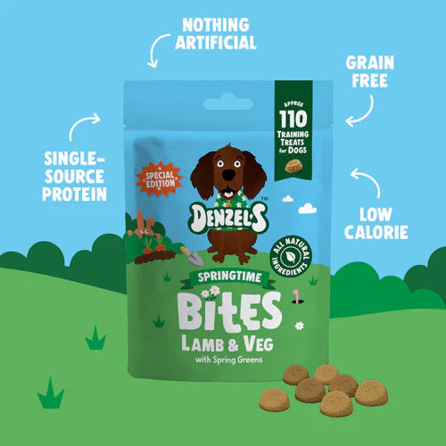Denzel's Lamb, Carrot & Spring Veg Training Bites 100g